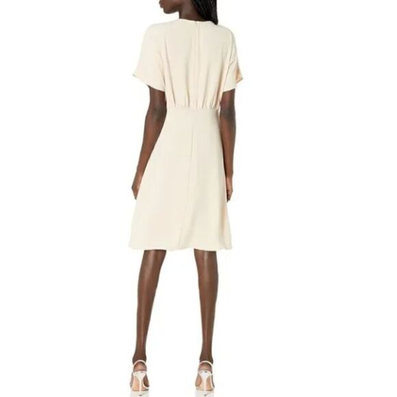 Trina Turk Womens Belted Minimalist Midi Event Work Dress Sz XL Flowy Preppy - Picture 6 of 12